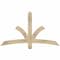 Ekena Millwork Davenport Rough Sawn Timber Gable Bracket, Douglas Fir, 60"W x 35"H x 2"D x 4"F, 14/12 Pitch GBW060X35X0204DAV00RDF - alternate 1